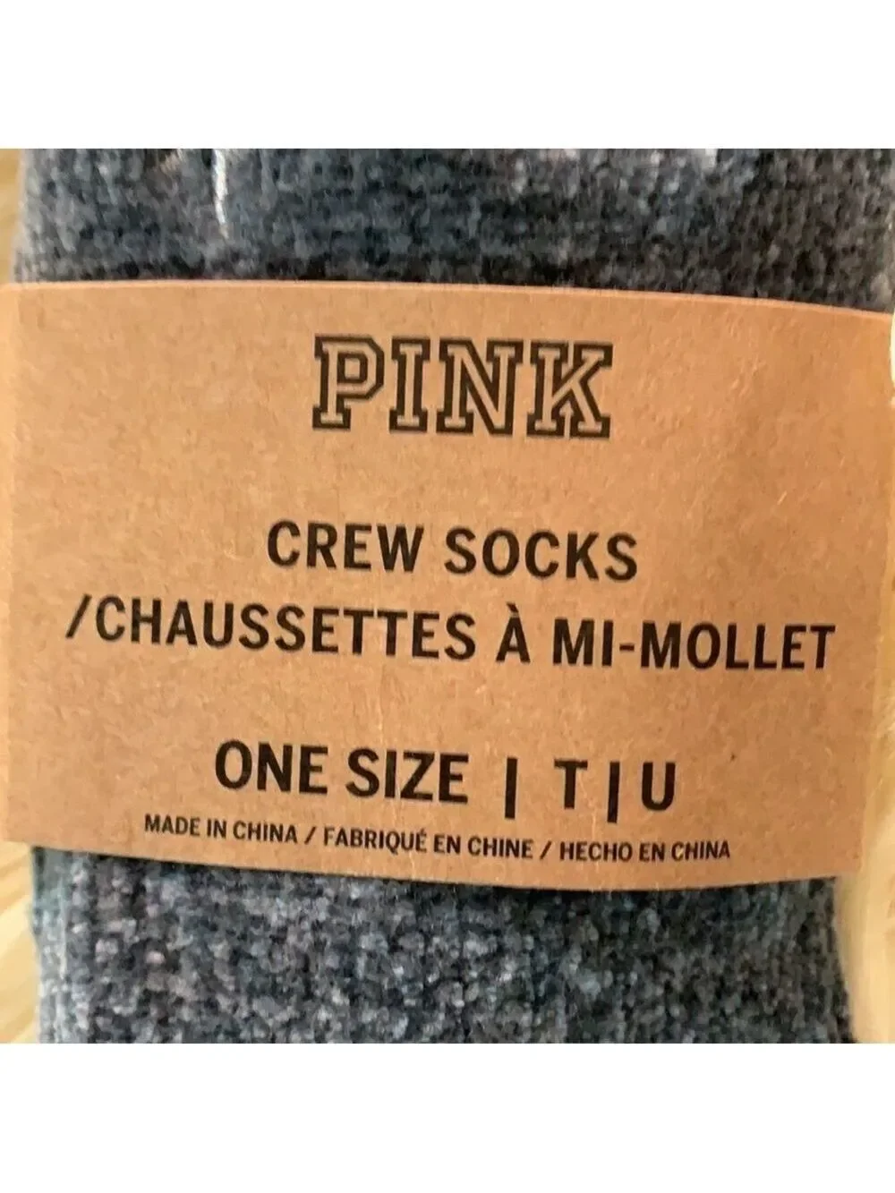 Pink By Victoria’s Secret Crew Sock